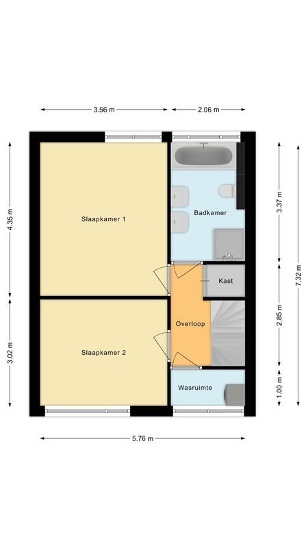 Midaslaan 16 Floorplan Blur 1
