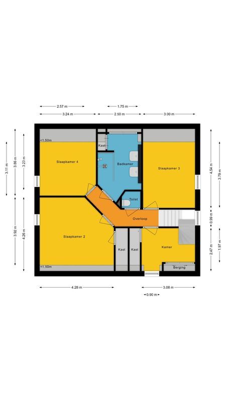Maurice Gilliamsstraat 12 Floorplan Blur 1