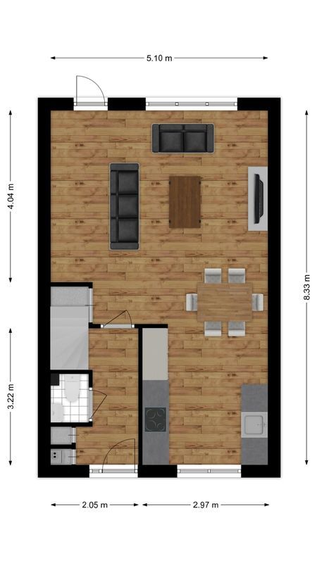Bingelradestraat 83 Floorplan Blur 4