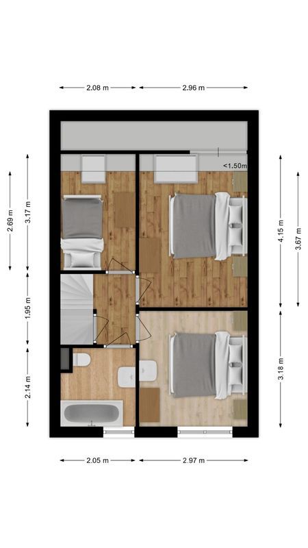 Bingelradestraat 83 Floorplan Blur 5