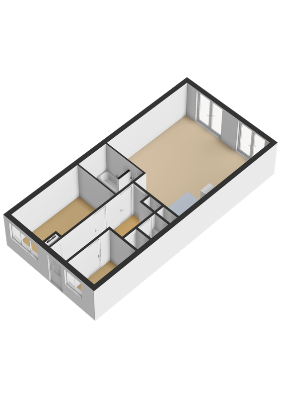 Meerten Verhoffstraat 10 - B5 Floorplan Blur 1