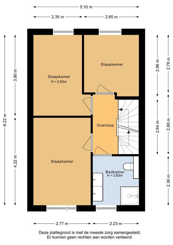 Prinses Arianestraat 6 Floorplan Blur 3
