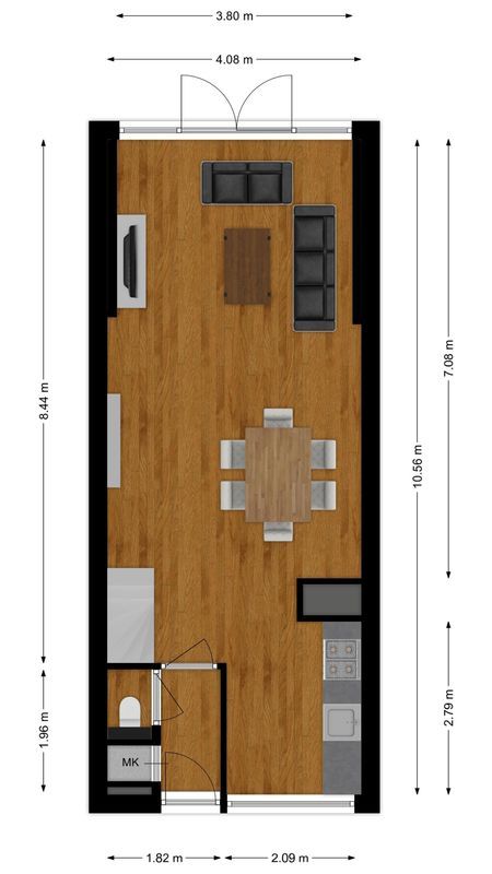 Tempelhofstraat 10 Floorplan Blur 1