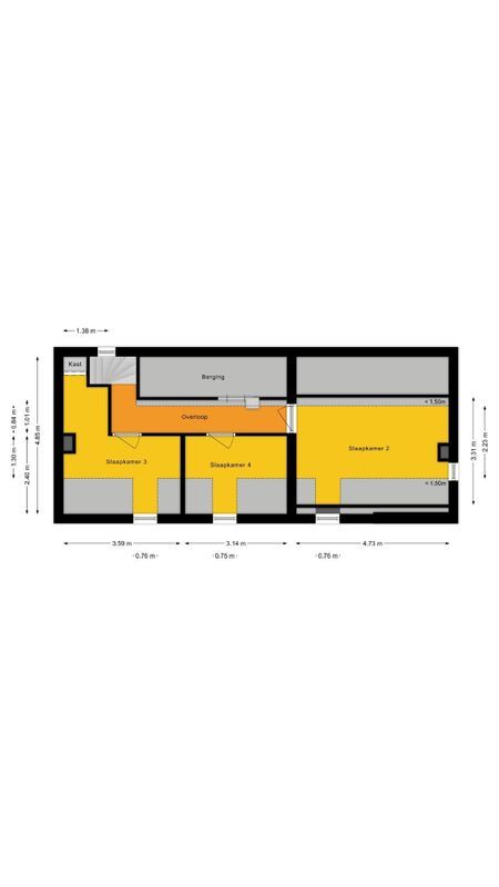 Gerardus Majellastraat 13 Floorplan Blur 1