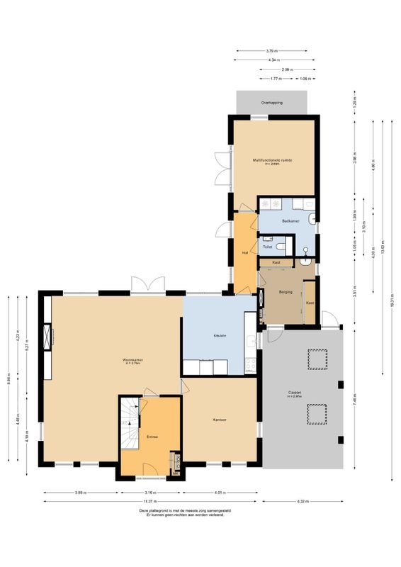 van Brederodestraat 2 Floorplan Blur 1