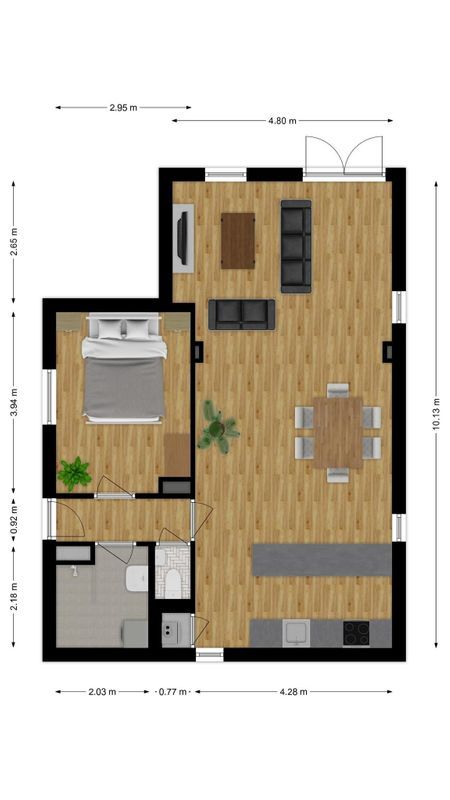 Bosscheweg 250 - 03 Floorplan Blur 3