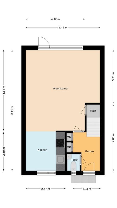 Diderica Mijnssenstraat 7 Floorplan Blur 1