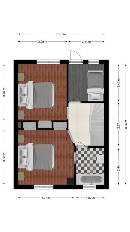 Molenstraat 2 Floorplan Blur 1