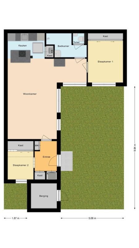 Marco Polostraat 37 Floorplan Blur 1
