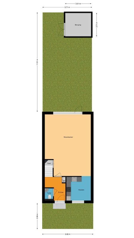 Churchillstraat 44 Floorplan Blur 0