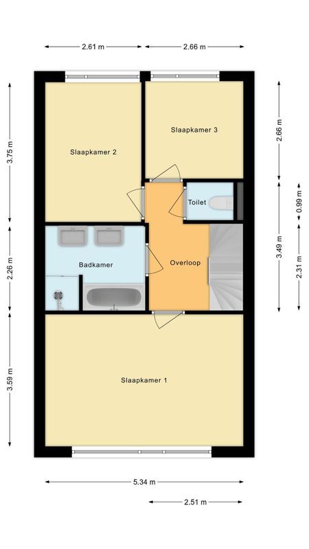 Stoomlederplein 2 Floorplan Blur 4