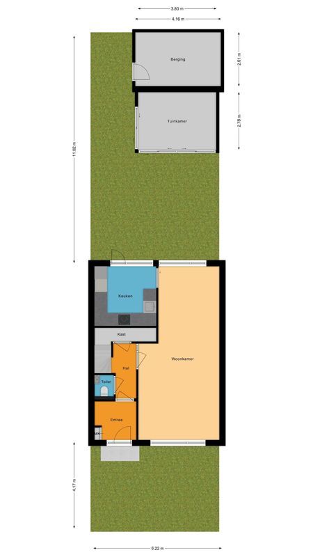 Bosboomstraat 13 Floorplan Blur 3