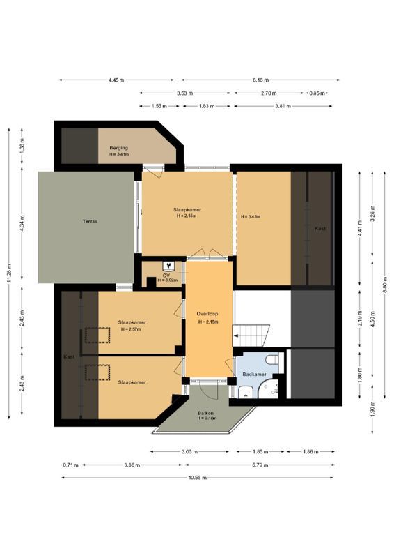 Bouwlingstraat 46 Floorplan Blur 2
