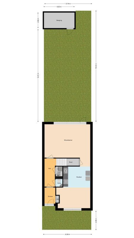Koninginnestraat 3 Floorplan Blur 2