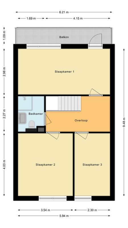 Koninginnestraat 3 Floorplan Blur 1