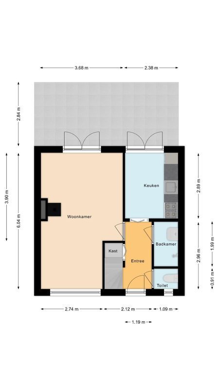 Karel Doormanstraat 18 Floorplan Blur 0