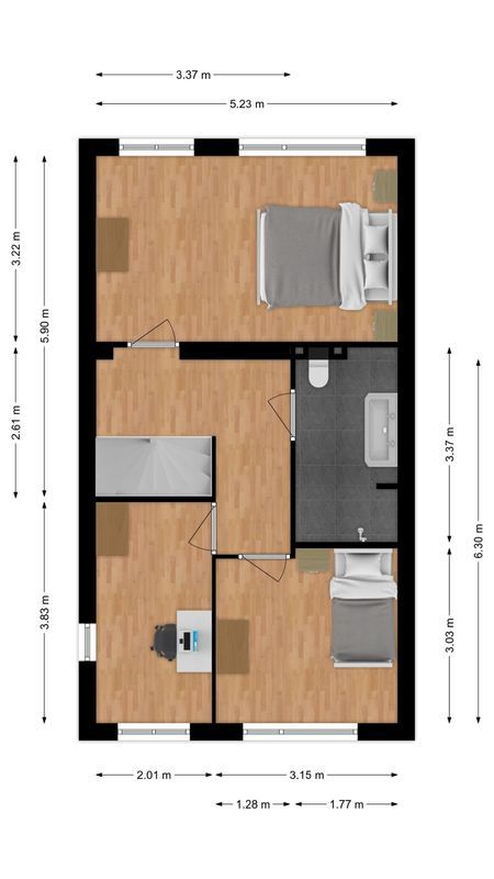 Maalbergenstraat 30 Floorplan Blur 1
