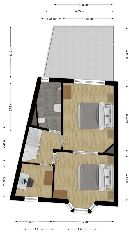 Rosmolenplein 34 Floorplan Blur 1