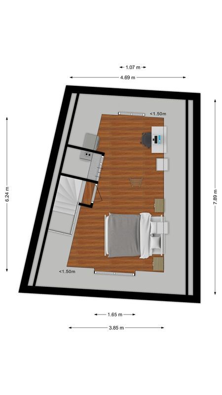 Rosmolenplein 34 Floorplan Blur 3