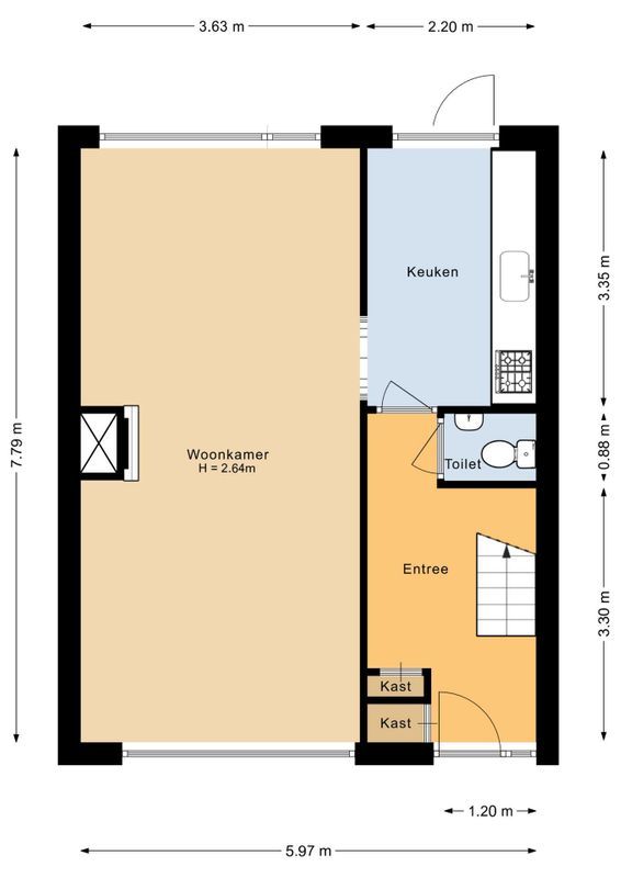 Talmastraat 5 Floorplan Blur 0