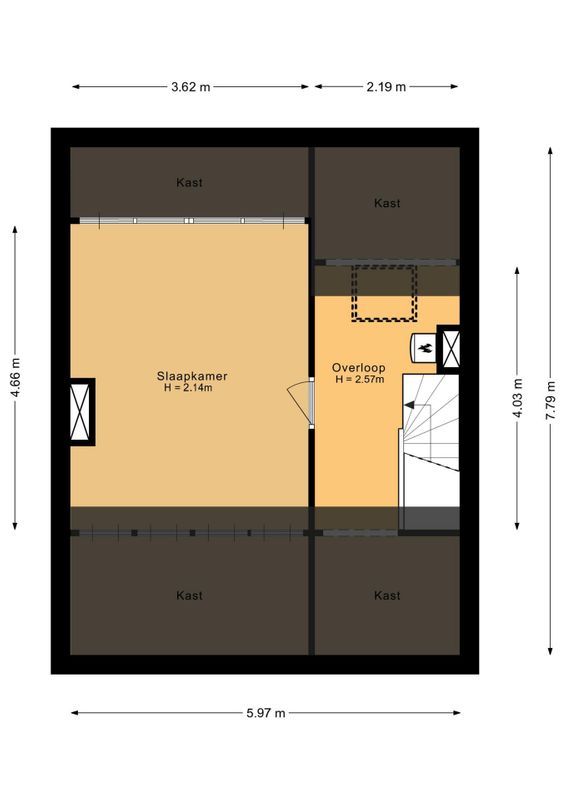 Talmastraat 5 Floorplan Blur 2
