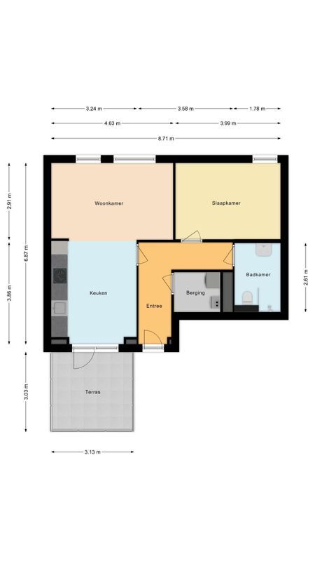 Lange Wagenstraat 4 - K Floorplan Blur 0
