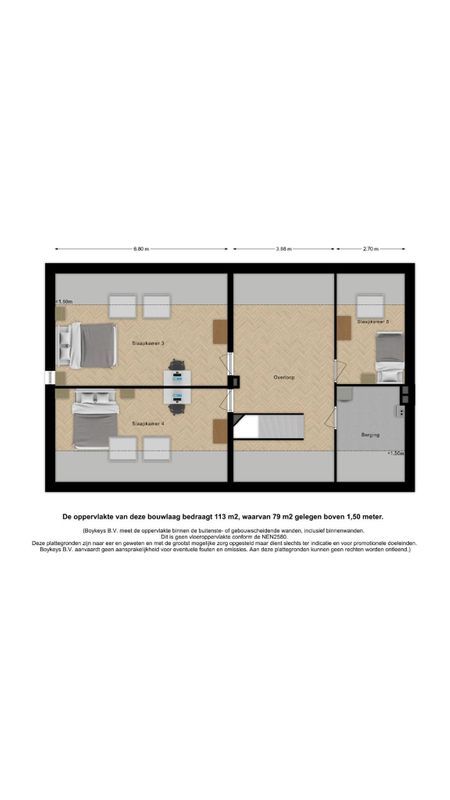 Nieuwstraat - appartement Floorplan Blur 2
