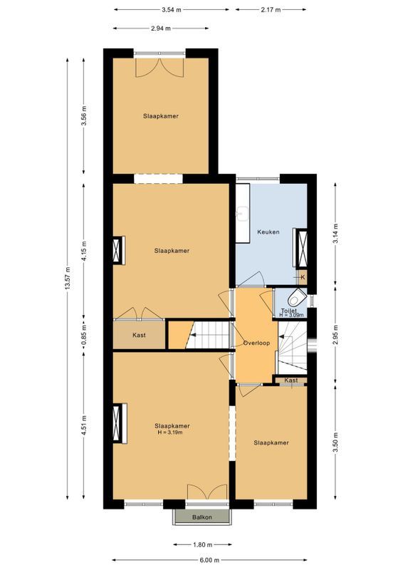 Ginnekenweg 120 Floorplan Blur 3