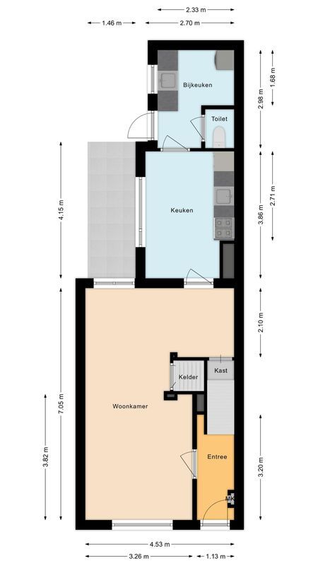 Oranjestraat 99 Floorplan Blur 0
