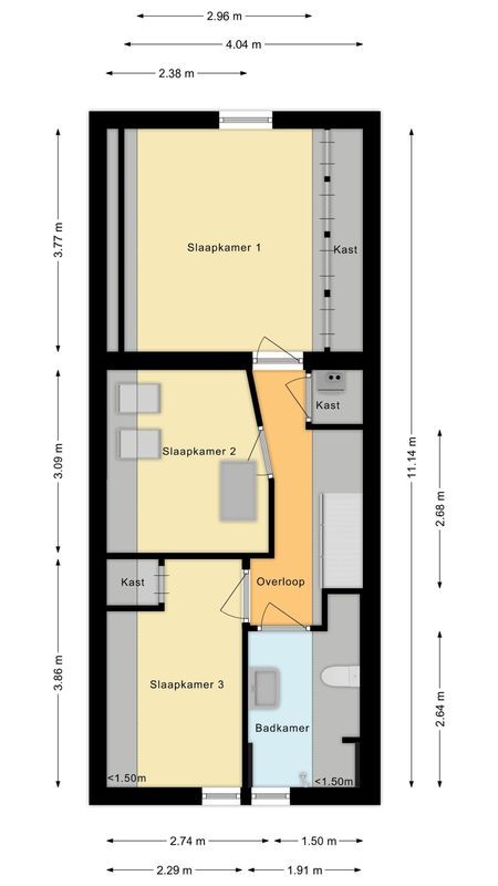 Oranjestraat 99 Floorplan Blur 1