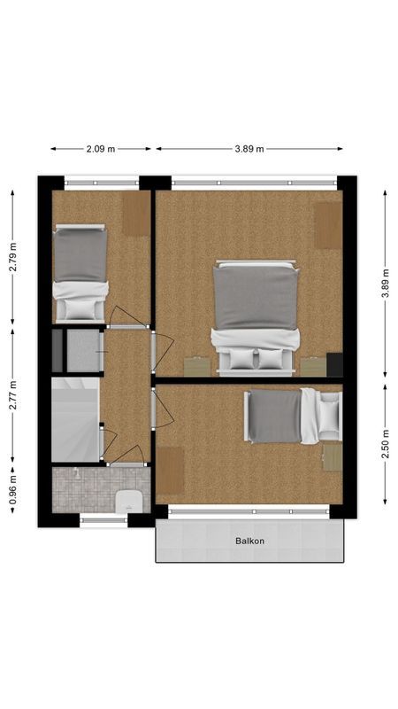 Montfortanenlaan 15 Floorplan Blur 1