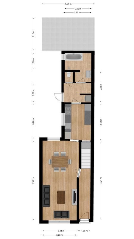 Eikstraat 52 Floorplan Blur 0
