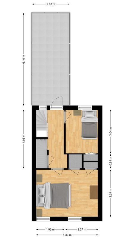 Arent van 's Gravesandestraat 8 Floorplan Blur 1