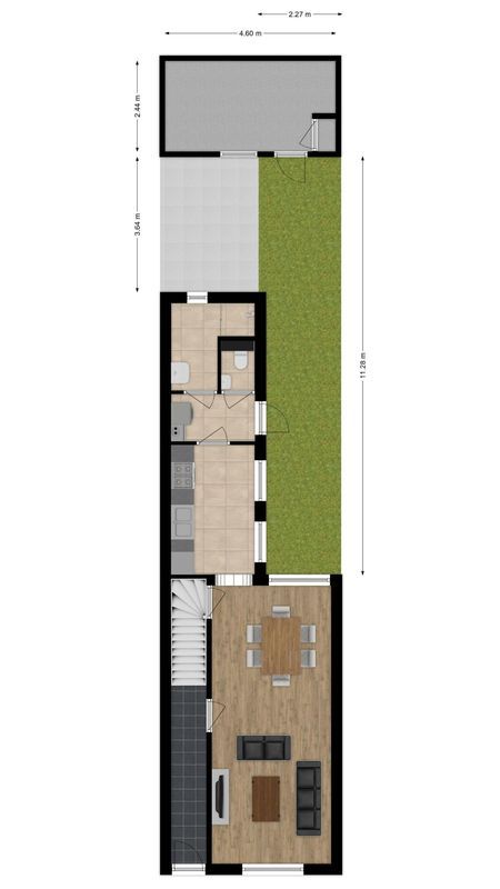 Arent van 's Gravesandestraat 8 Floorplan Blur 2