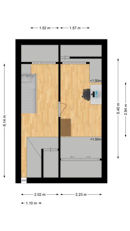 Arent van 's Gravesandestraat 8 Floorplan Blur 3
