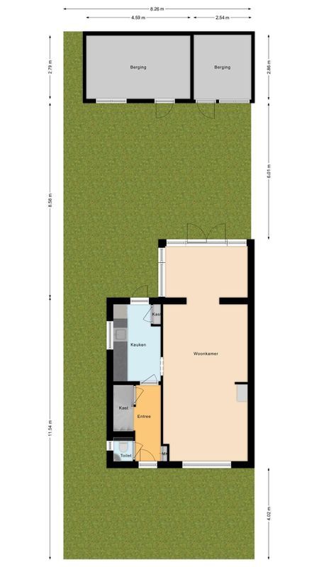 Spoorstraat 27 Floorplan Blur 3