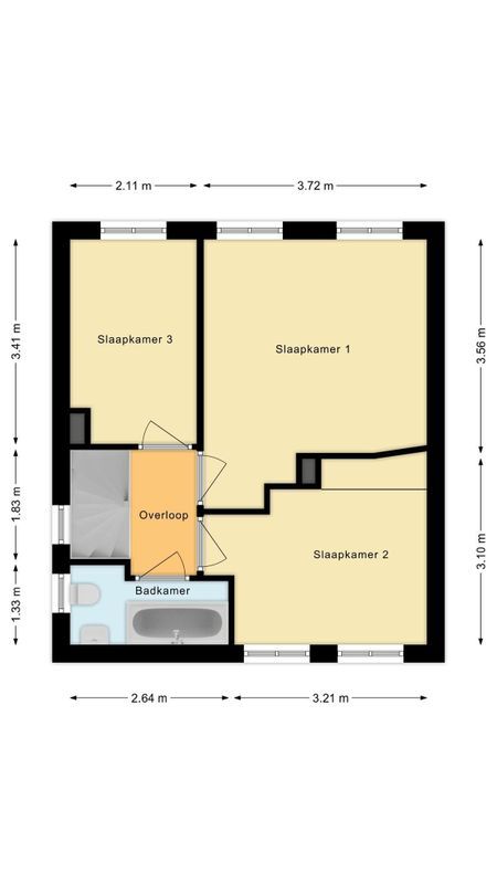 Spoorstraat 27 Floorplan Blur 1