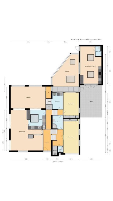 Statenlaan 74 Floorplan Blur 4
