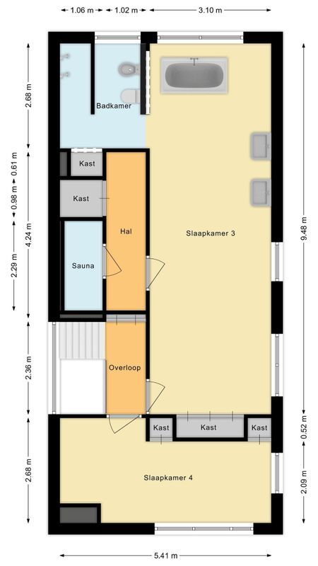 Statenlaan 74 Floorplan Blur 6