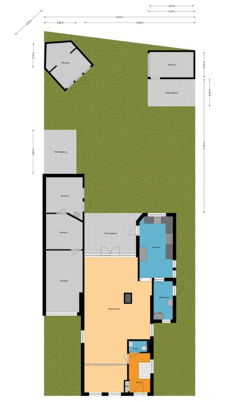 Wilhelminastraat 90 Floorplan Blur 2
