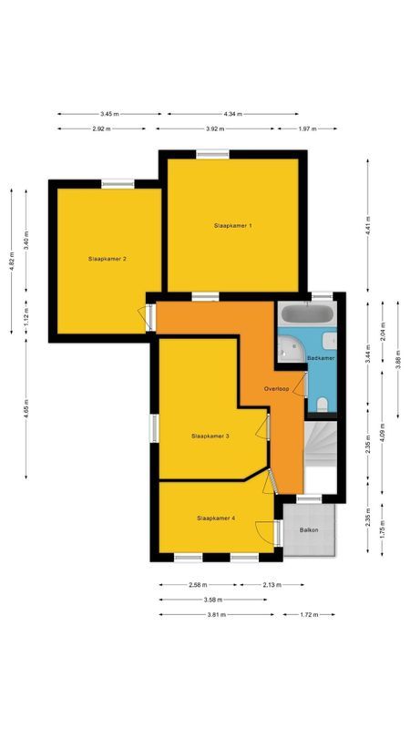 Wilhelminastraat 90 Floorplan Blur 1