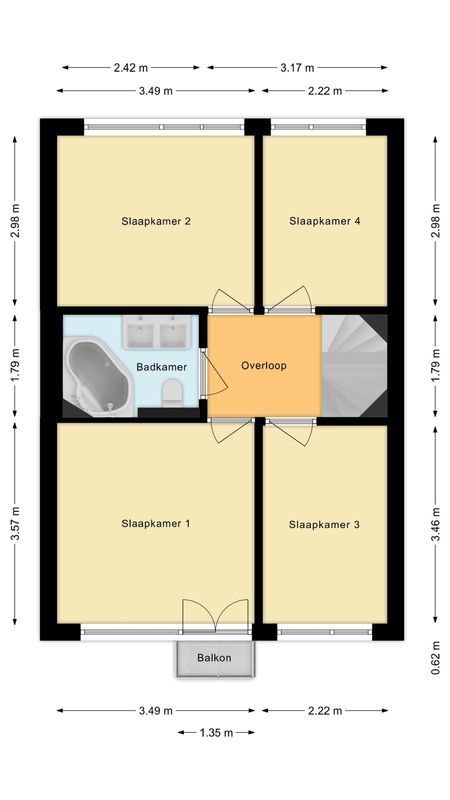 Drossaardstraat 14 Floorplan Blur 1