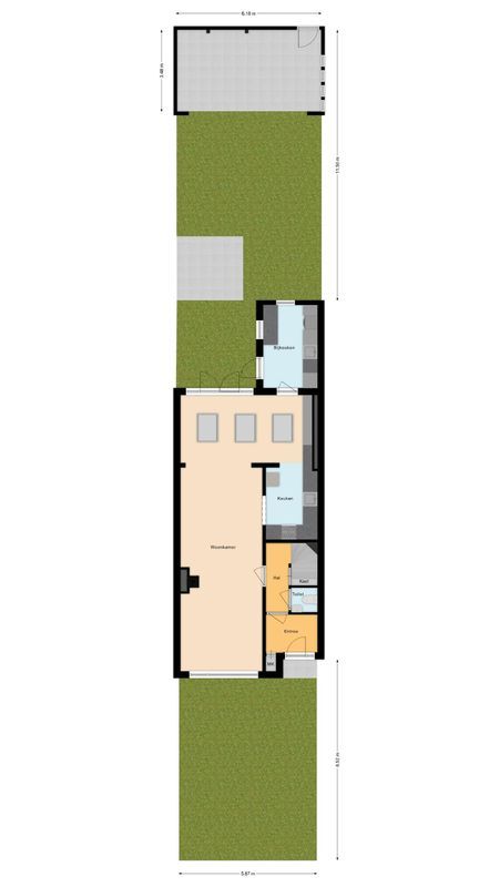 Drossaardstraat 14 Floorplan Blur 3
