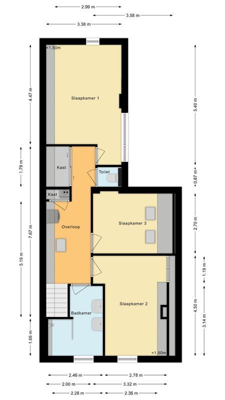 Julianastraat 94 Floorplan Blur 1