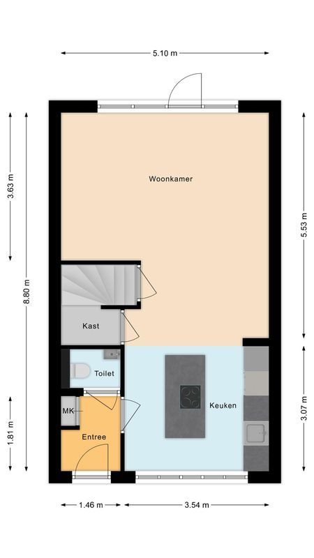 Harrie van Gestelstraat 13 Floorplan Blur 0