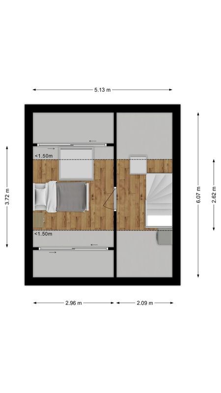 Domburgsingel 36 Floorplan Blur 3