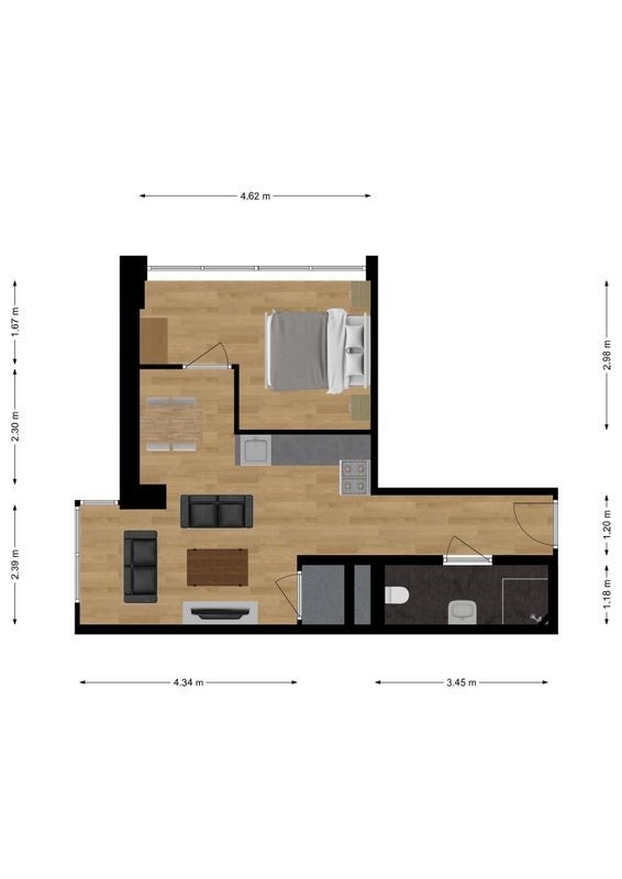 Burgemeester Verwielstraat 2 - c 06 Floorplan Blur 0