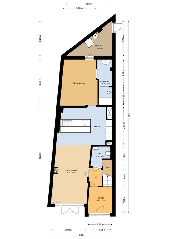 van Voorst tot Voorststraat 5 Floorplan Blur 1