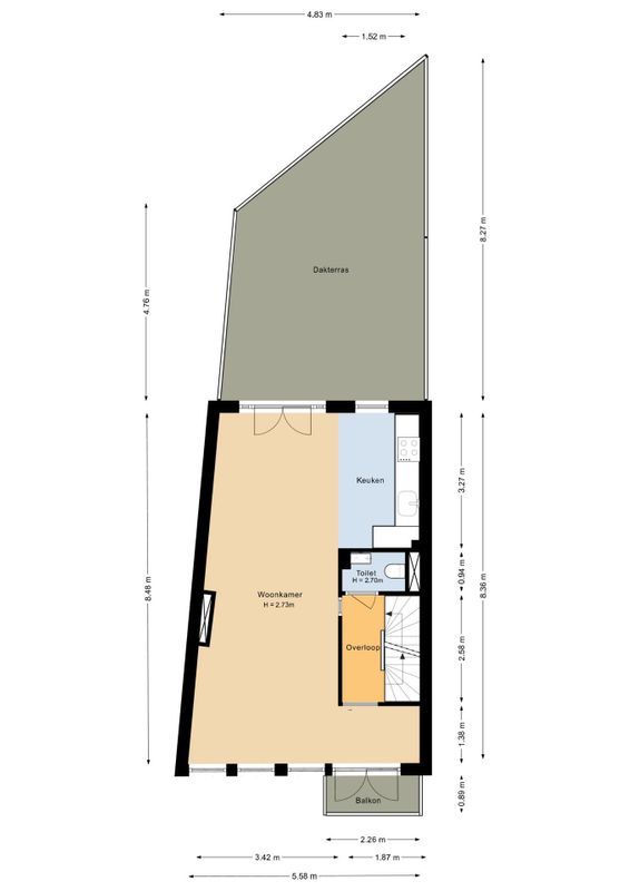 van Voorst tot Voorststraat 5 Floorplan Blur 3