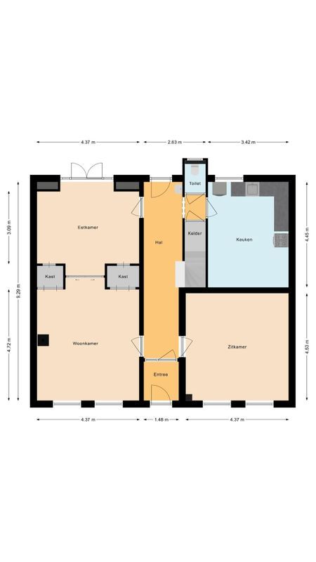 Hoogstraat 300 Floorplan Blur 0